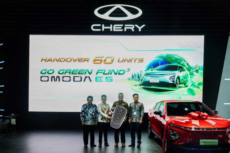 Dukung ESG, Chery Serahkan 60 Unit OMODA E5 ke BSI